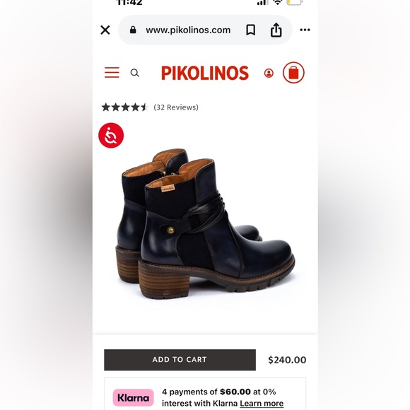 Pikolinos San Sabastian Black Boots Size 6.5- 7 (EU 37) - Picture 10 of 10